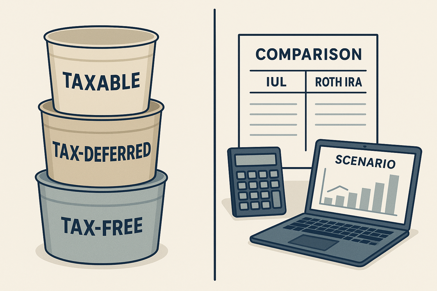IUL vs Roth IRA: Which Is Better for Tax-Free Retirement Income?