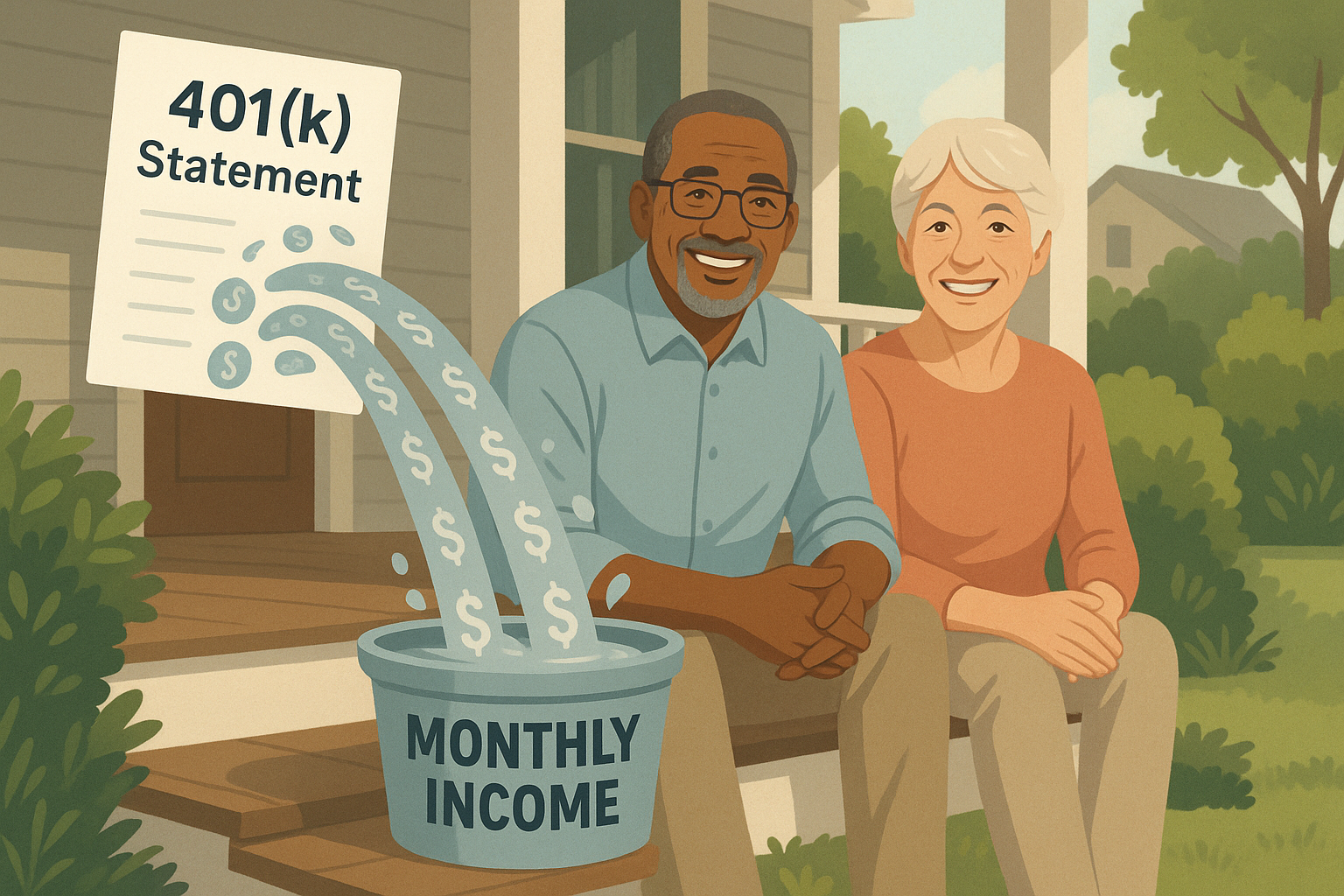 How to Turn $750,000 in a 401(k) Into Monthly Retirement Income
