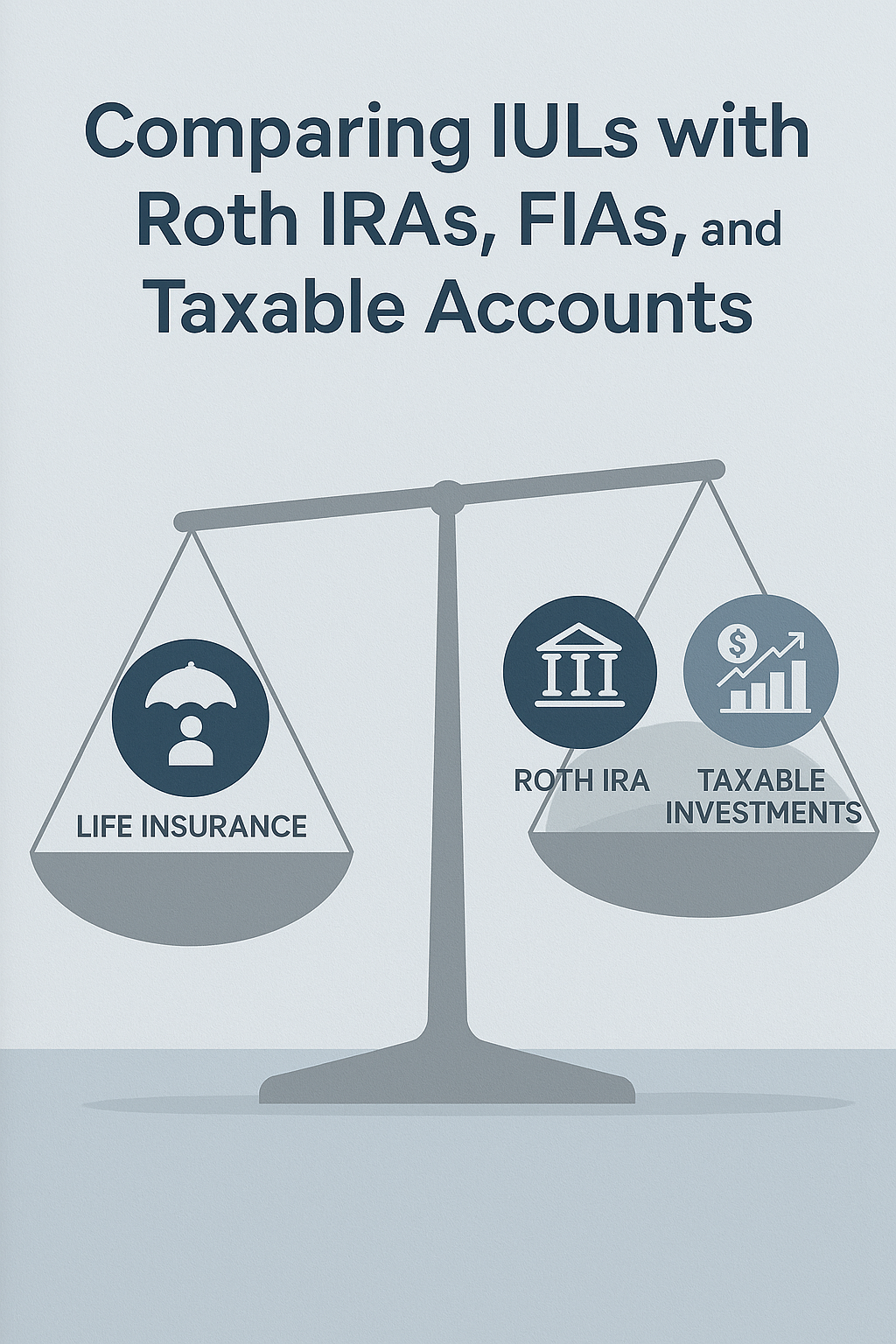 Comparing IULs with Roth IRAs, Fixed Indexed Annuities, and Taxable Accounts for Retirement Income cover